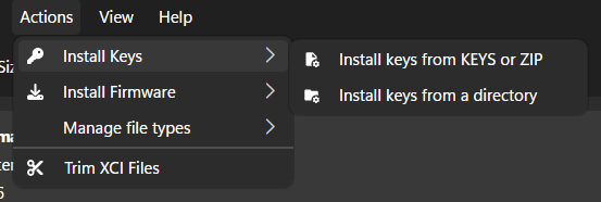 Ryujinx installation
